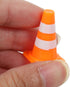TOPPERFUN 30Pcs 1in Mini Traffic Cones, Mini Cones Orange Small Roadblock Construction Signs, Tiny Traffic Toys