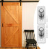 2 Pcs Roller - High Hardness Stainless Steel Barn Door Roller for Sliding Door Hardware Accessories