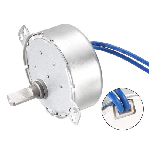 uxcell Electric Motor Turntable Synchronous Motor, 100-127 VAC, 2.5-3RPM, 50/60 Hz for Hand-Made Projects