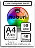 Nuburi Office Supply A4 Size Printer Paper - Bright White Opaque - Pro Quality -