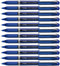 Pentel EnerGel NV Liquid Gel Pen, .5mm, Blue Ink, Blue Barrel, Dozen, BLN25C