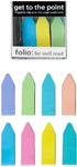 Get to the Point Magnetic Bookmarks, Earthtone Color Line Markers (1 Box of 20)