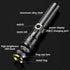 Gotellx Rechargeable LED Flashlights with Digital Power Display, Zoomable High Lumens Bright EDC Flashlight with USB C