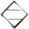 Labelmaster 80SMP-01 Slidemaster Hazmat Placard Holder, No Back Plate, Brite Mill