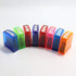 Reliancer Colorful Self-Inking Motivation School Grading Teacher Stamp Set with Tray (8-Piece)