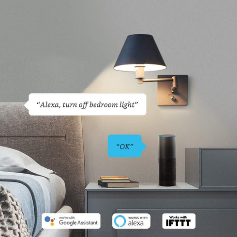Broadlink Smart Bulb, 10W RGB Dimmable Wi-Fi LED Light Bulbs, Color Changing A19 800lm, 4-Pack