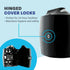 (1 Zogics Wall Mounted Dispenser for Gym Wipes No-Touch Sanitizing Wipes Dispenser, Mounts Easily to Wall for Quick