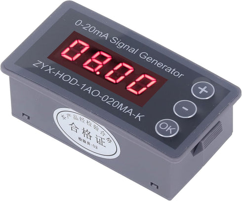 Signal Generator, 0-20Ma 1 Channel Digital Display with Calibration Potentiometers for Valve Regulation