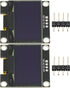 GODIYMODULES 2 Pcs 4PIN 1.3" 1.3 inch IIC I2C OLED Display Module 128x64
