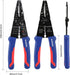 WORKPRO 8-Inch Wire Stripper, Multi-Tool Wire Cutter for Stripping, Cutting and Crimping, W091033AE by WORKPRO