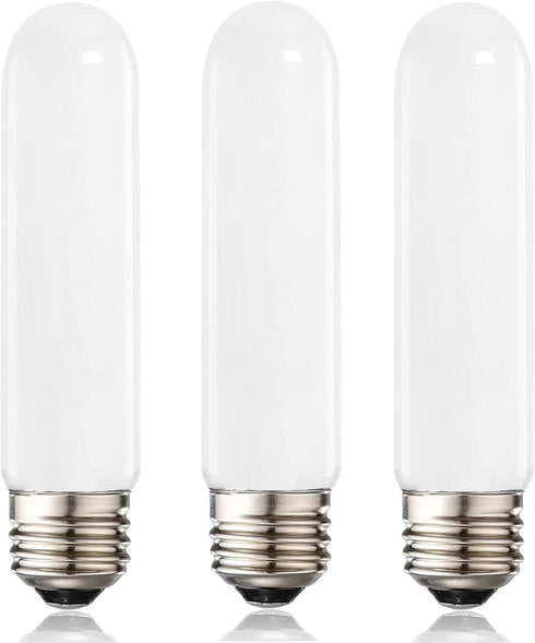 XININSUN T10 LED Bulb, 8W Dimmable Frosted Light Bulbs, 60-75 Watt Equivalent, 2700K Warm White, E26 Base, 3 Pack