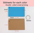 YIHUANYIFA 150pcs 3x5 Inches (3 B-150pcs) Colored Index Cards Flash Cards with Ring Lined Ruled Study Card