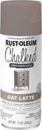 Rust-Oleum 392047 Chalked Ultra Matte Spray Paint, 12 oz, Oat Latte
