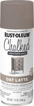 Rust-Oleum 392047 Chalked Ultra Matte Spray Paint, 12 oz, Oat Latte