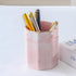 YOSCO Set 2 Desk Organizer of For Office, Pen Holder and Paper Clip Holder, Ceramic Cute Pencil Cup for Desk, Paper