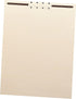 Smead Manila File Backs with 2" Fastener, Letter Size, 100 per Box