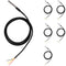 BlueStars Waterproof Digital DS18B20 Temperature Sensor Pack of 5, 1m/39.37 inch, -55°C to 125°C for Arduino