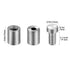 1/2 x 3/4 Inch Sign Standoff Screws, Stainless Steel Wall Standoff Mounts for Glass Acrylic Signs