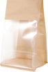 50pcs Packaging Window Small Bread Bags Kraft Paper Toast Pouches for Baking Bread Bakery Accessory Household Treat