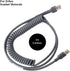 Sumicor RJ45 LS9203i LS3578 LS4008i ds9908 DS6700 (3m/9.84ft Barcode Scanner USB Cord Coiled Cable for Symbol Zebra