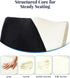Memory Foam Donut Pillow for Coccyx Sitting Comfort,Large Supportive Seat Cushion with Center Cut-Out Design