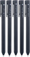 DIVERSEBEE Black Gel Ink Pens, 0.5 mm Fine Point No Bleed Through Bible Study Journaling Supplies, 5 Pack