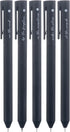 DIVERSEBEE Black Gel Ink Pens, 0.5 mm Fine Point No Bleed Through Bible Study Journaling Supplies, 5 Pack