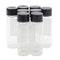 15ml Clear Glass Bottles Pack of 8 Small Liquid Sampling Vials with Write-on Spot and Graduations