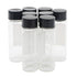 15ml Clear Glass Bottles Pack of 8 Small Liquid Sampling Vials with Write-on Spot and Graduations