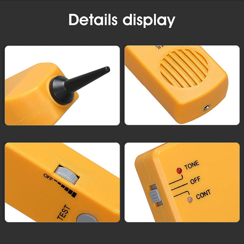 Wire Tracer Tone Generator and Probe Kit - Network Cable Tester, Phone Line Continuity Tracker Tool