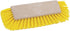 Boardwalk BWK3410 10 in. Brush Yellow Polypropylene Bristles Dual-Surface Scrub Brush