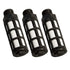 Quickun Plastic Exhaust Air Silencer, 1/2" Air Line Pneumatic Muffler (Pack of 3)