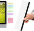 CXWUZH 2Pcs Monitor Memo Board Office Desk Accessories Computer Monitor Sticky Note Holder for Computer Screen Acrylic