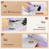 Deli Effortless Desktop Stapler, Heavy Duty, One Finger, 40-50 Sheet Capacity, includes Staples & Staple Remover, Violet