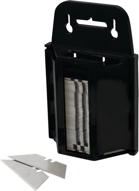 Performance Tool W7501 Easy to Use Blade Dispenser with 100 Precision Honed Blades - Fits Standard Utility Knives for Home, Shop, and Office Use by Performance Tool
