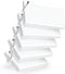 AILZFEI 250-Pack White Index Cards 3x5 Inch w/Key Ring 180gsm Heavyweight Flashcards Flash