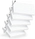 AILZFEI 250-Pack White Index Cards 3x5 Inch w/Key Ring 180gsm Heavyweight Flashcards Flash