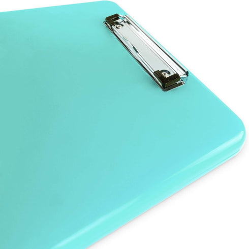 Super Z Outlet Slim Plastic Nursing RN Style Clipboard, Open Foldable Storage, Classroom Size (9.5" x 13.5")
