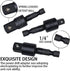 Right Angle Drill Adaptor, 4-in-1 Impact Drill Bit Extension, 360 Rotatable Socket Adapter Set