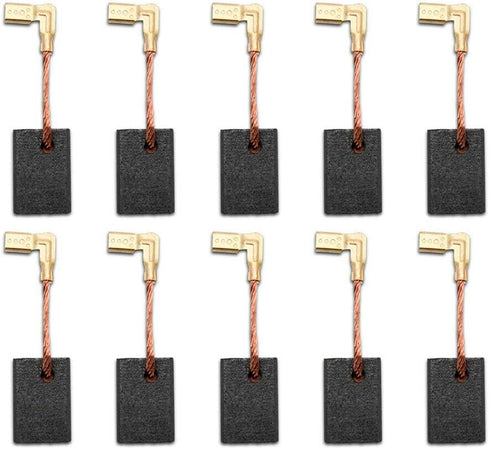 SENRISE Carbon Brush Replacement, Motor Carbon Brushes for Electric Angle Grinder (10Pcs - Model No.CB325)