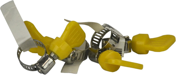 SAE Size 4 Range Mini Key All Stainless Hose Clamp - Pro Tie 33260, 4-Pack