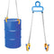 NORJIN Chain Drum Lifter, 2000 lbs Capacity Vertical Hoist Barrel Lifter with G80 Chain for 55 Gallon Drums