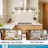 2-Pack E11 Bulb 8W E11 Bulb T4 AC120V 800LM 80W Bulb 6000K LED JD Light Mini Candelabra Base for Ceiling Fans