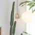 Set 2-Pack FOMIYES Bamboo Lamp Shade Replacement Small Woven Rattan Drum Lampshades Clip-on for Pendant Lights Table