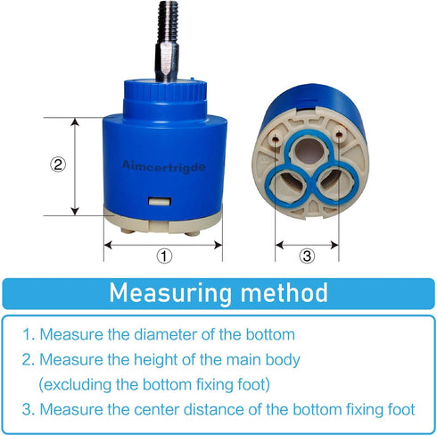 35mm Faucet Cartridge, Replacement for DIY Repair and Home Improvement, Shower Valve Cartridge