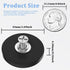 4Pack 30LBS M4 Rubber Coated Neodymium Magnets, Mounting Magnets, Heavy Duty, Anti-Scratch, Threaded Studs for Signal