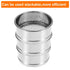 PATIKIL 10 Mesh Lab Sieve, 4" Diameter Test Sieve, 304 Stainless Steel Wire Cloth (2mm) for Laboratory Industrial
