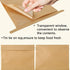 100 5.1 4.3 11 Inch Packaging, QTLCOHD Pcs Bakery Bags with Window - x x Tin Tie Tab Lock Small Paper Bread Bags