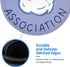 Jakayla 7.9 7.9 Inch, Association-167A Cute Mouse Pad Round, Small Mousepad with Non-Slip Rubber Base Stitched Edge