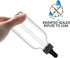 24 Pack 4oz Clear Glass Dropper Bottles, Eye Dropper Bottles with Glass Droppers for Essential Oils